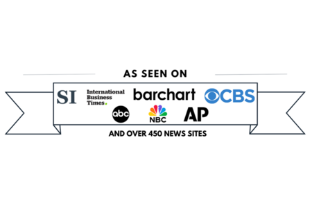 As Seen On banner with ABC, NBC, CBS, and Fox logos.